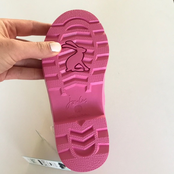 *Last Pair* New Joules Glitter Rain Boot - Toddler - Picture 3 of 5